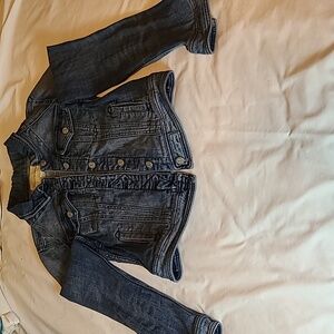 Pilcro and the Letterpress Denim Jacket Women's Size M Button Front Blue